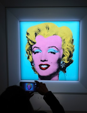 Marilyn Monroe depicted by Andy Warhol