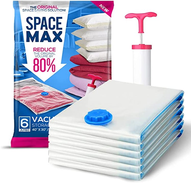 SPACE MAX Premium Space Saver Vacuum Storage Bags (6-Pack)