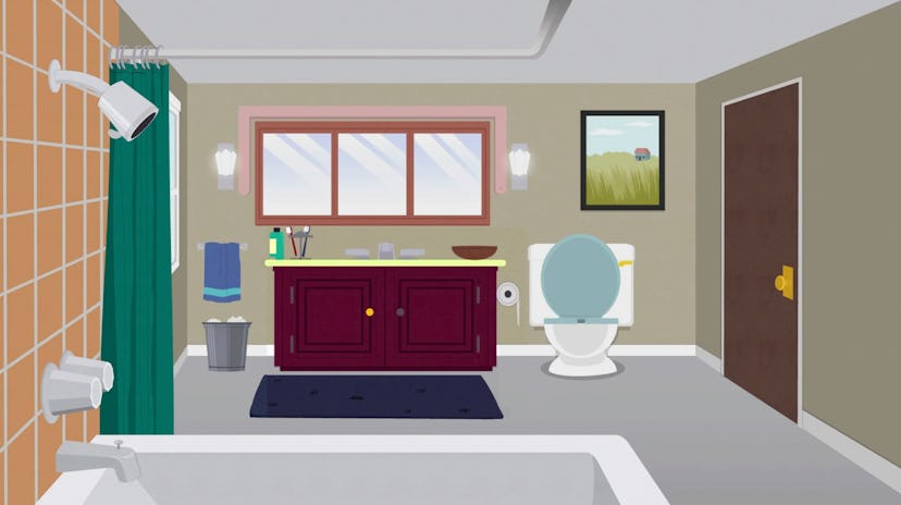 South Park: The Fractured but Whole starting bathroom