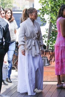 Jennifer Lopez arrives at Soho House in Malibu