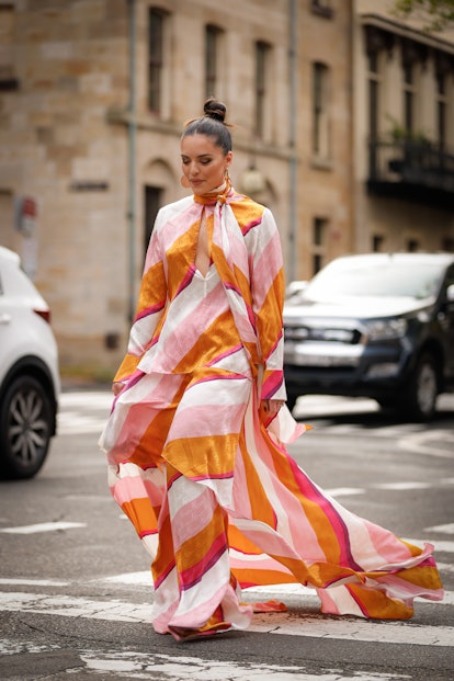 Australian Fashion Week Street Style Was Colour Packed