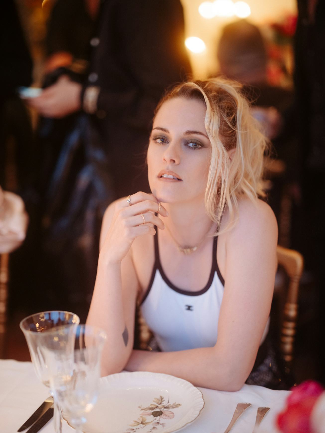 Kristen Stewart at Chanel's Cruise 2023 after party.