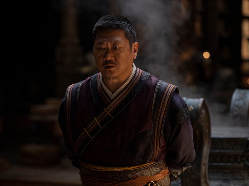 Benedict Wong in a "Doctor Strange 2" scene