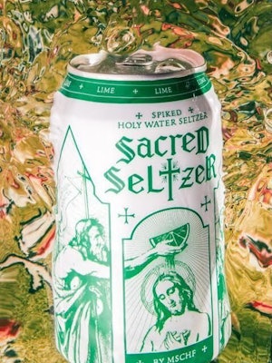 MSCHF Sacred Seltzer Spiked 