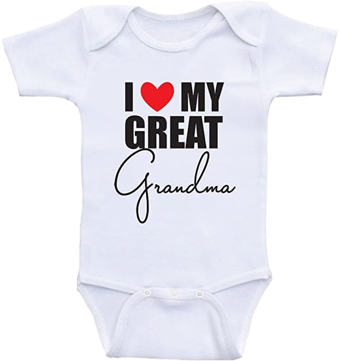 great grandma baby onesie, pregnancy annoucement