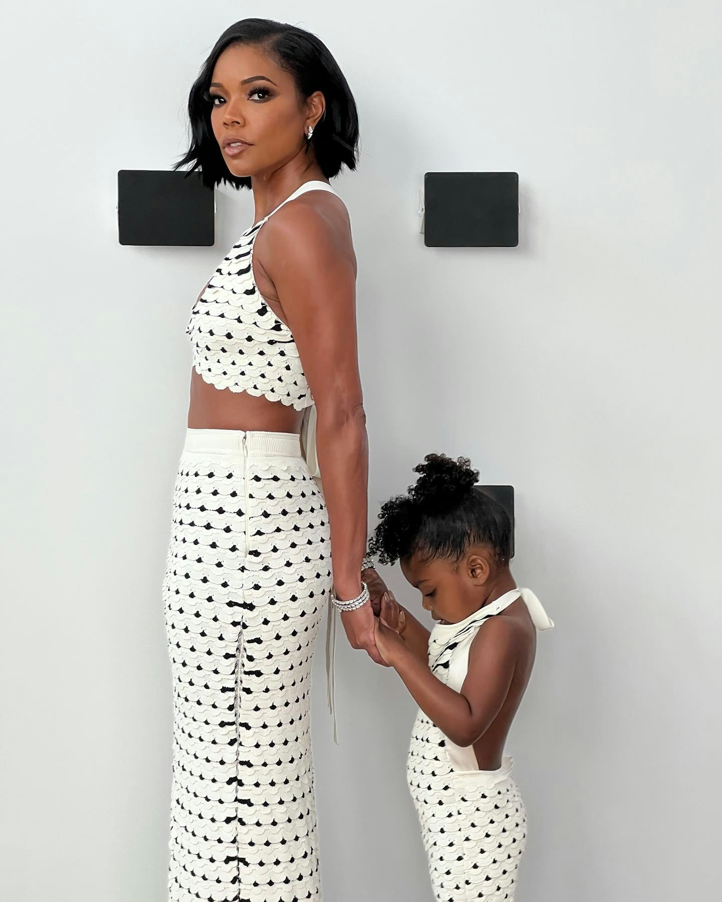 Gabrielle Union with daughter Kaavia