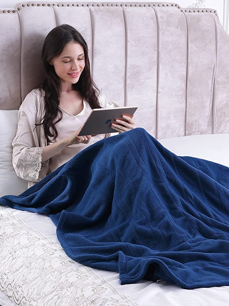 CURECURE Heated Throw Blanket 