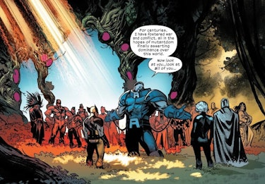 Mutants on Krakoa in House of X #5 - Jonathan Hickman and Pepe Larraz - Marvel Comics