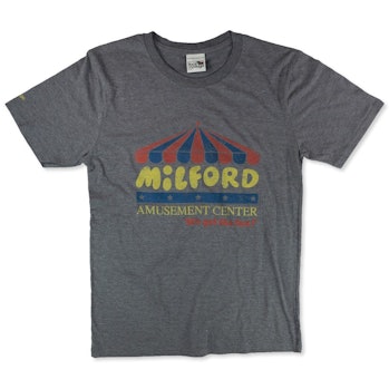 Local Vyntage Milford Amusement Center t-shirt