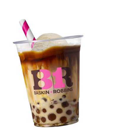 What's in Baskin-Robbins' Tiger Milk Bubble Tea? There are major boba vibes.