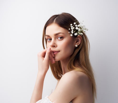 glass skin for wedding bride