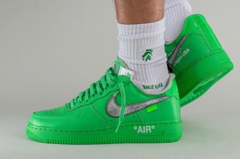 Nike x Off-White green Air Force 1 Low sneaker