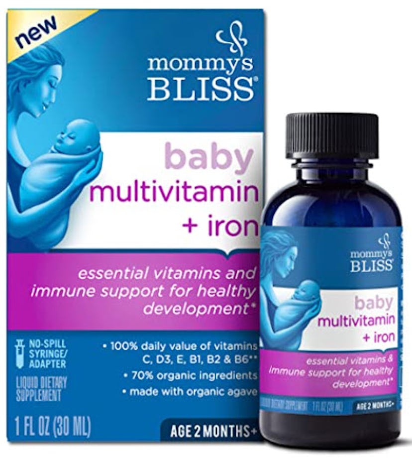 Mommy's Bliss Baby Multivitamin + Iron, Daily Essential Vitamins
