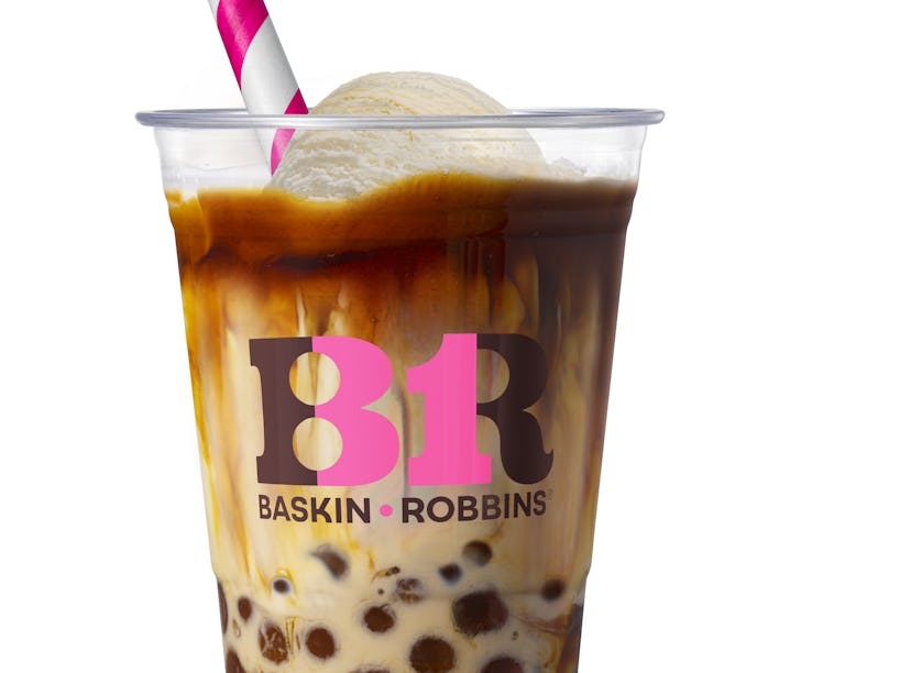 What's in Baskin-Robbins' Tiger Milk Bubble Tea? There are major boba vibes.