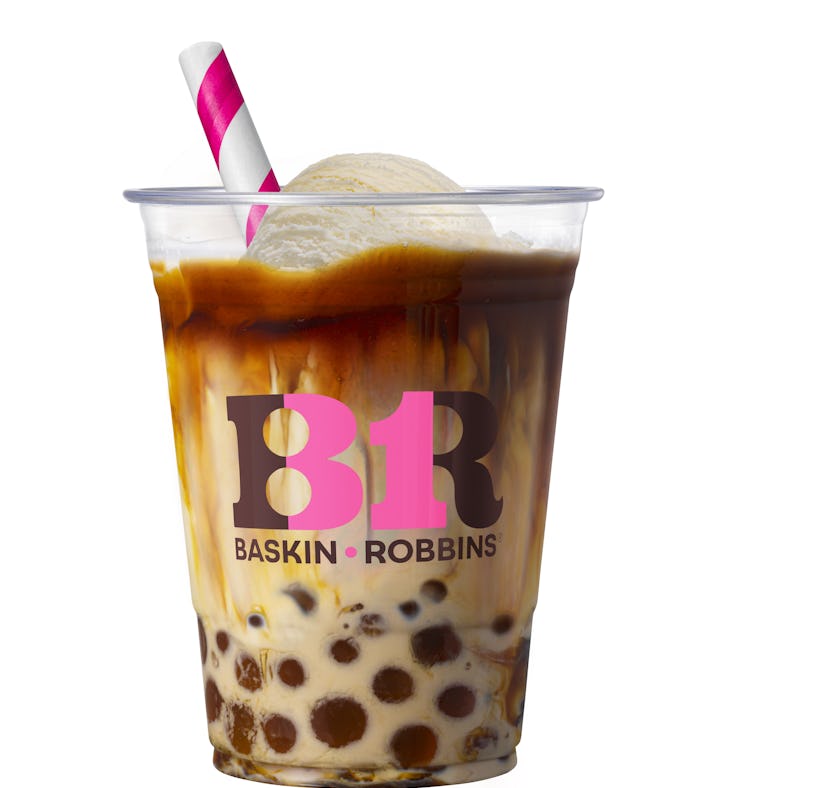 What's in Baskin-Robbins' Tiger Milk Bubble Tea? There are major boba vibes.