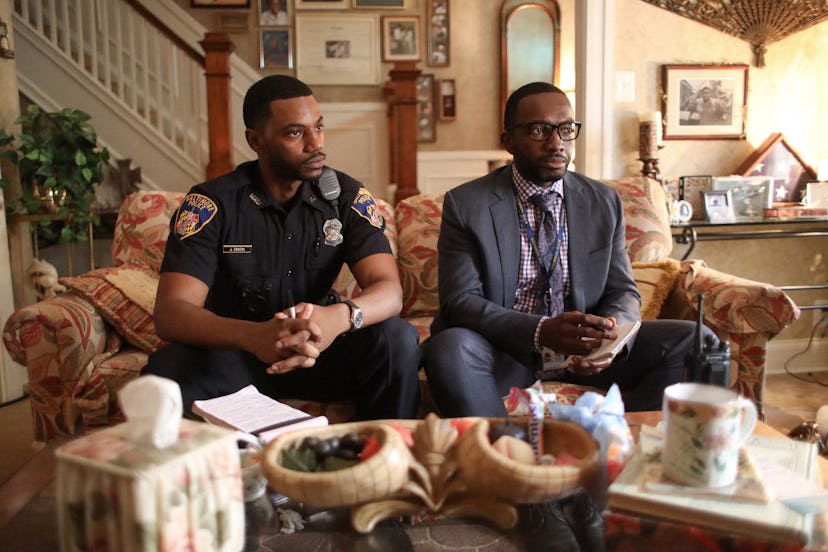 Jamie Hector as Sean Suiter and Jermaine Crawford as Jaquan Dixon in 'We Own This City.'