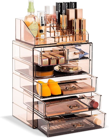This chic makeup and jewelry organizer comes in 9 cool colors.