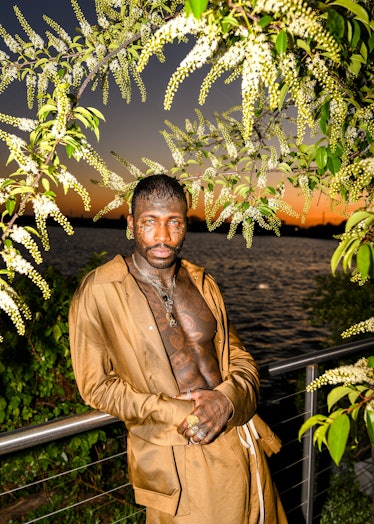 yves mathieu at questlove zegna surf lodge memorial day weekend party