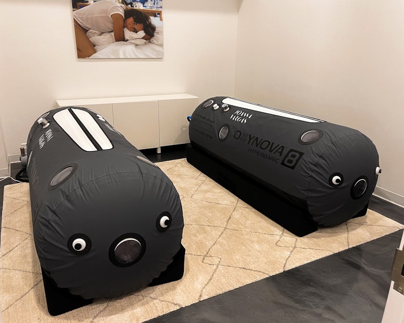 The hyperbaric oxygen chambers at Joanna Vargas Spa in New York.