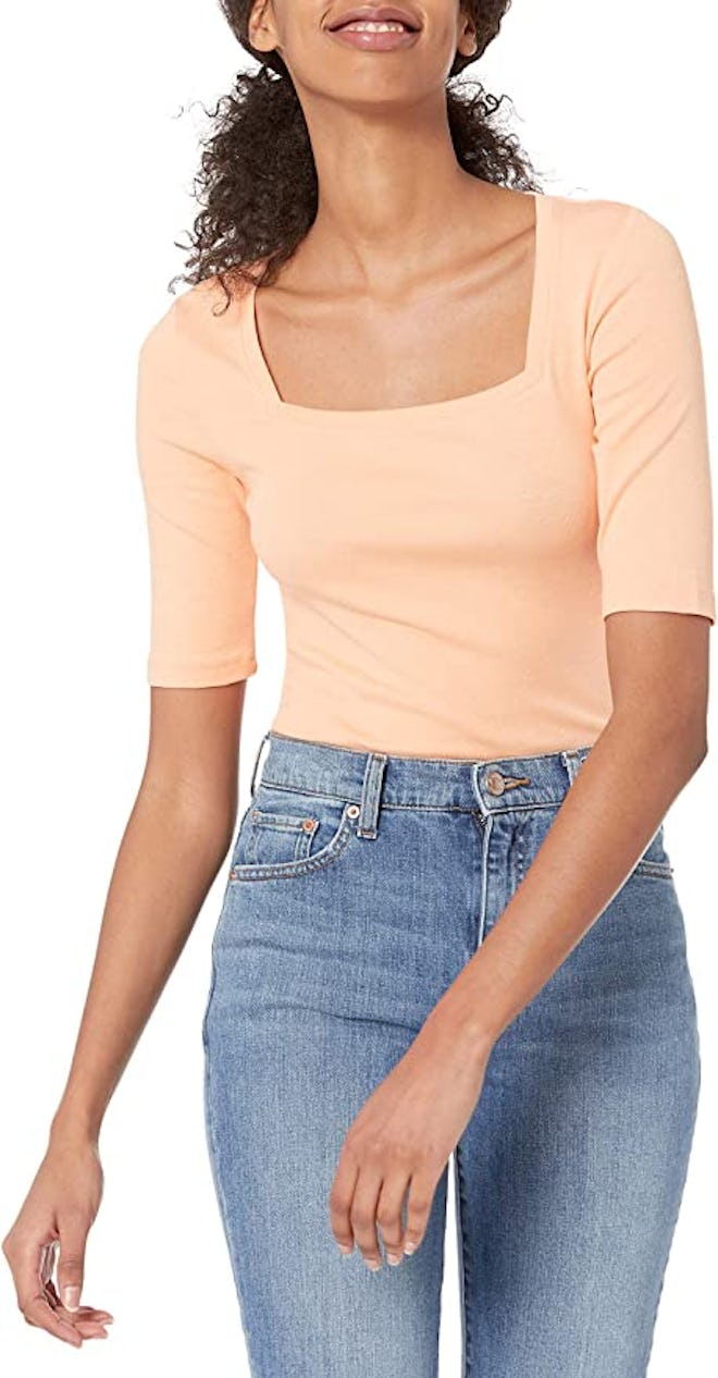 Amazon Essentials Square Neck T-Shirt