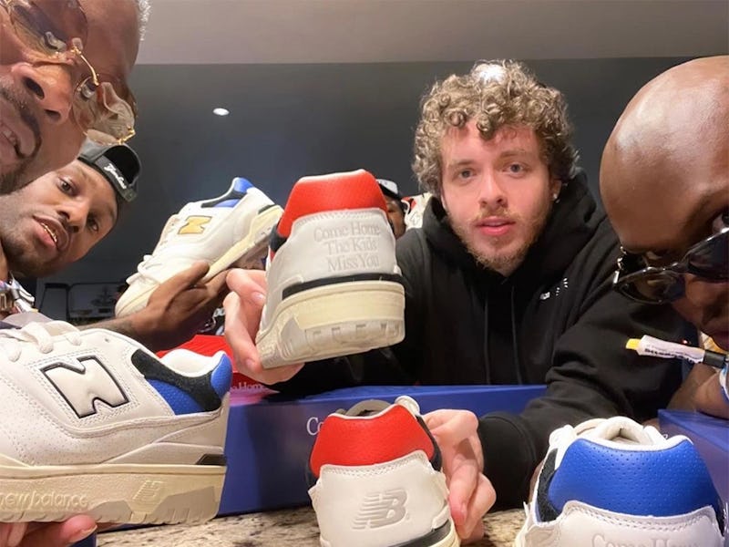 Jack Harlow x New Balance "Come Home the Kids Miss You" 550 sneaker