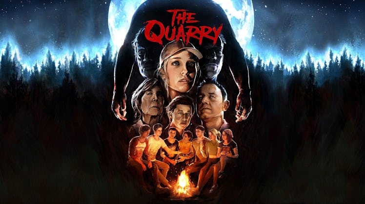 The Quarry poster art with the characters