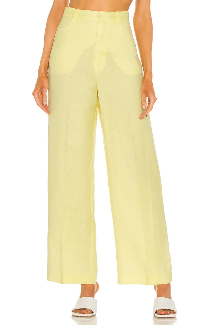 bardot yellow pants