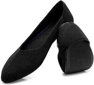 HEAWISH Pointed Toe Slip-On Mesh Dress Shoes