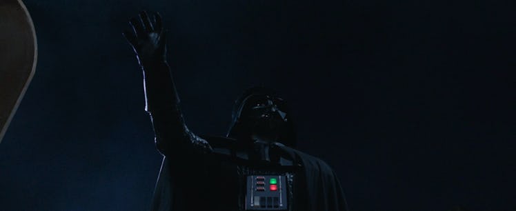 Darth Vader (Hayden Christensen) force chokes an innocent civilian in Obi-Wan Kenobi Episode 3