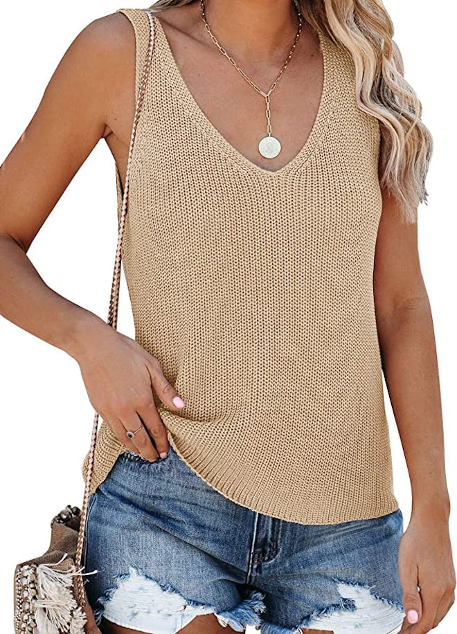 Tutorutor Knitted Tank Top