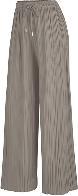 Made By Johnny Pleated Wide Leg Palazzo Pants