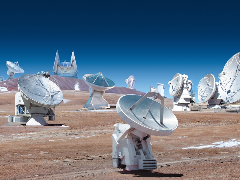 The 360-degree panorama of the Chajnantor plateau in the Atacama Desert