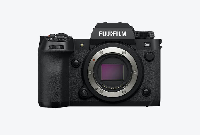 Fujifilm X-H2S includes dual memory card slots, one that supports CFexpress Type B and the other tha...