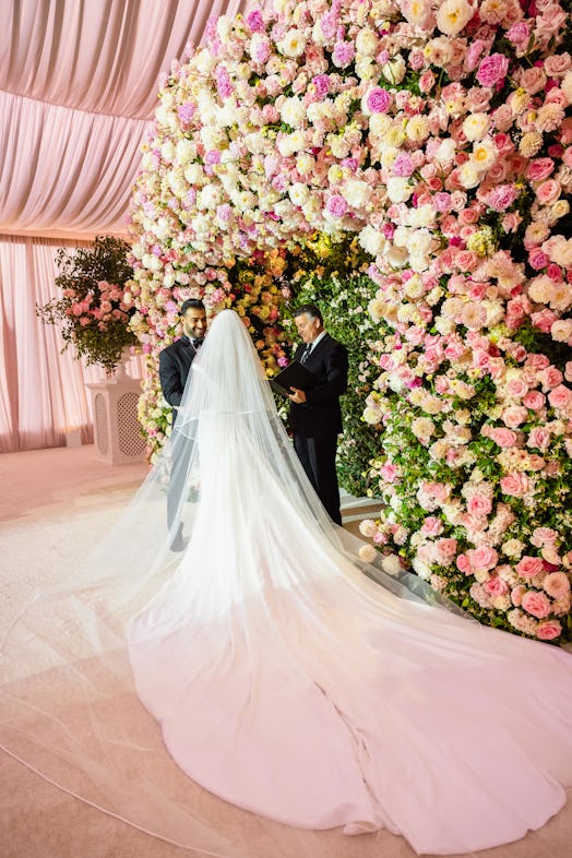 Britney Spears and Sam Asghari's wedding outfits were by Versace. Photo via Shutterstock