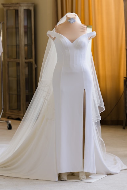 Britney Spears' wedding dress designed by Donatella Versace