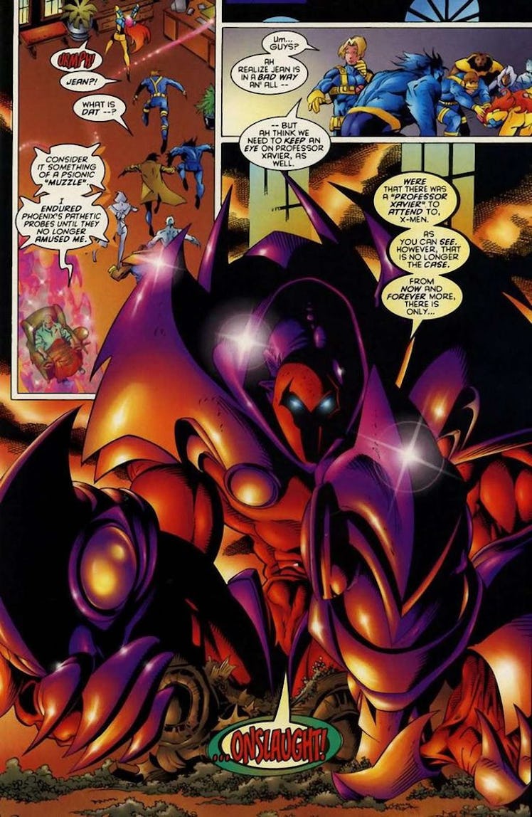 Onslaught from the Marvel comics