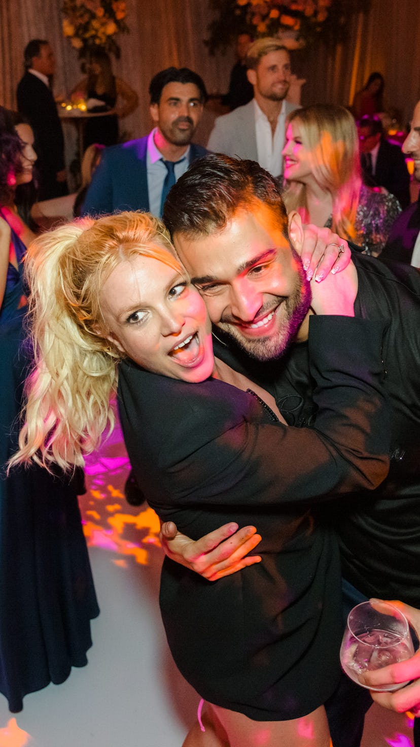 Britney Spears and Sam Asghari's wedding took place June 9. Photo via Shutterstock