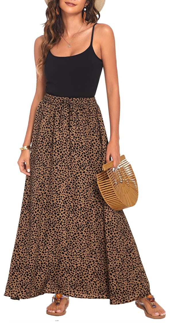 Bluetime Chiffon Maxi Skirt