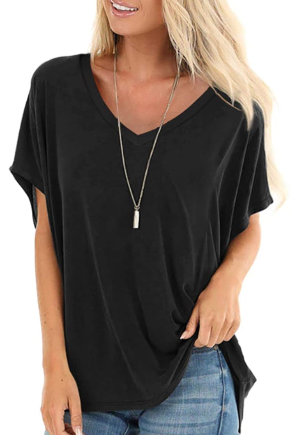 SAMPEEL Short Sleeve Dolman T-Shirt
