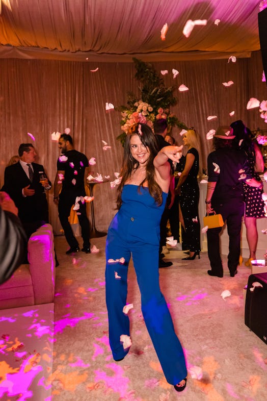 Selena Gomez dancing at Britney Spears and Sam Asghari's wedding after-party