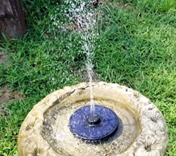 OKMEE Solar Powered Fountain Pump