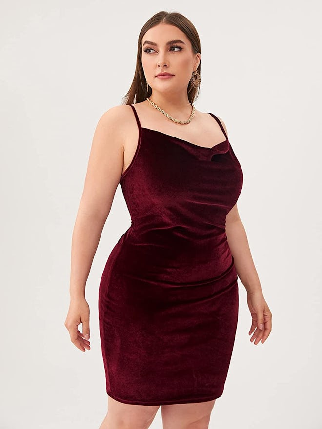 SOLY HUX Velvet Mini Dress