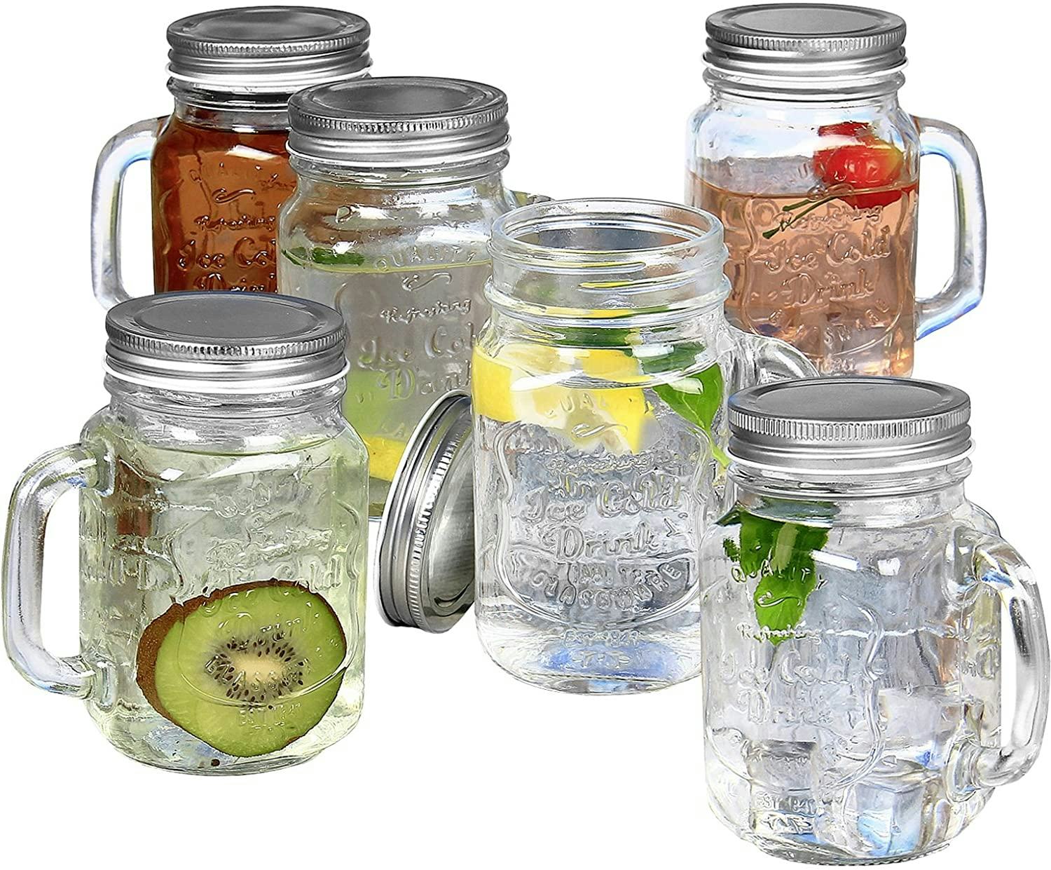 Estilo Mason Jar Mugs (6-Pack)