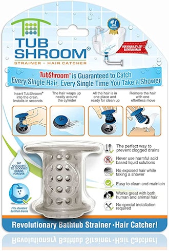 TubShroom Tub Hair Catcher Drain Protector