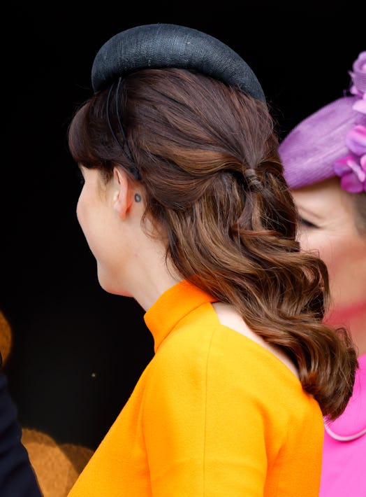 Princess Eugenie showing off her new circle tattoo