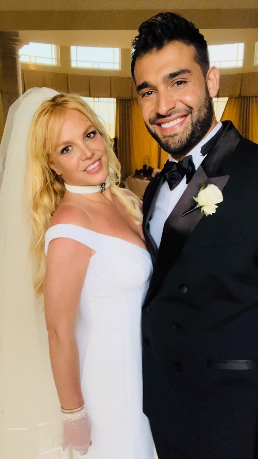 Britney Spears and Sam Asghari's wedding guests included Madonna, Paris Hilton, Selena Gomez, and Dr...