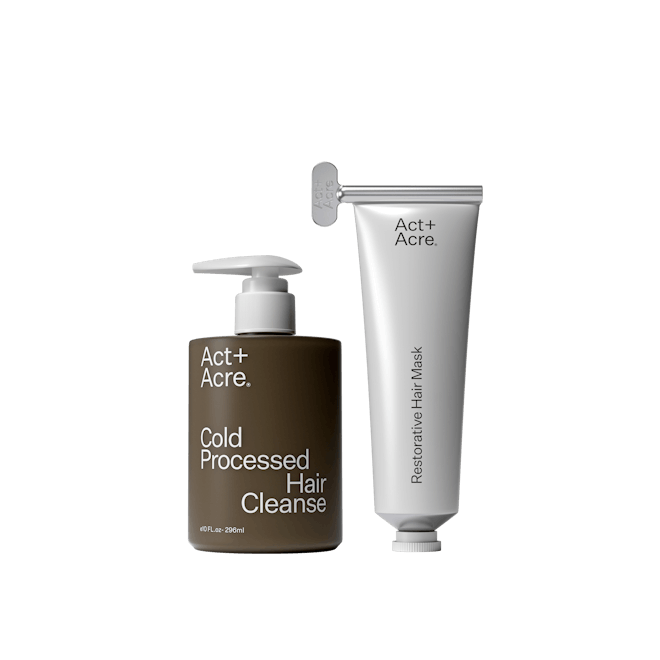Act+Acre Cold Process Hair Cleanse and Restorative Hair Mask