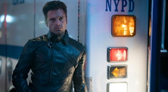 Sebastian Stan as Bucky Barnes a.k.a. The Winter Soldier in The Falcon and the Winter Soldier