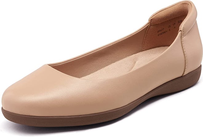 DREAM PAIRS Round Toe Ballet Flats