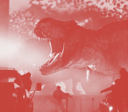 A T-Rex in 'Jurassic Word: Dominion.' 